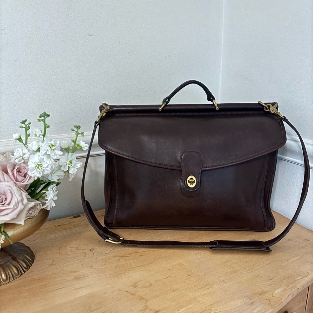 Vintage COACH Bleeker Messenger Briefcase